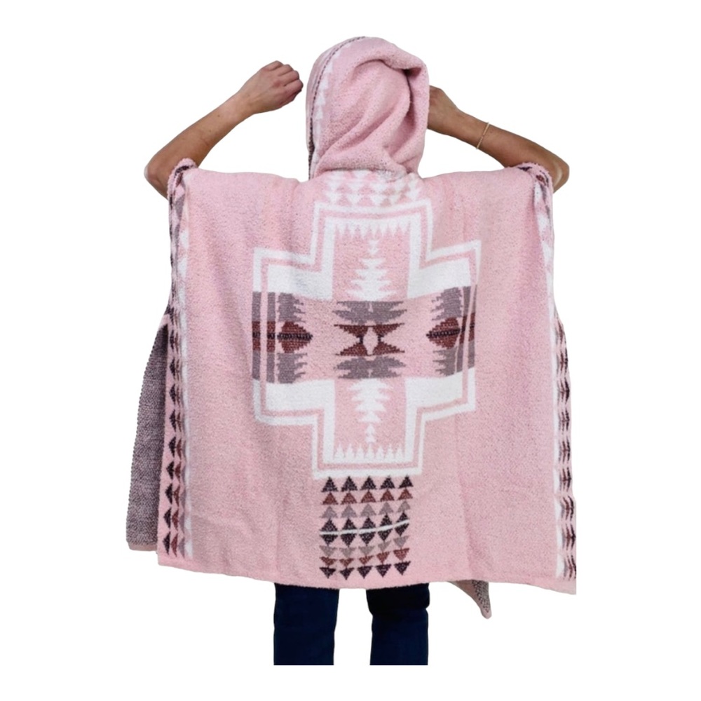 Women’s Southwestern Aztec Fireside Boho Oversized Open Cardigan